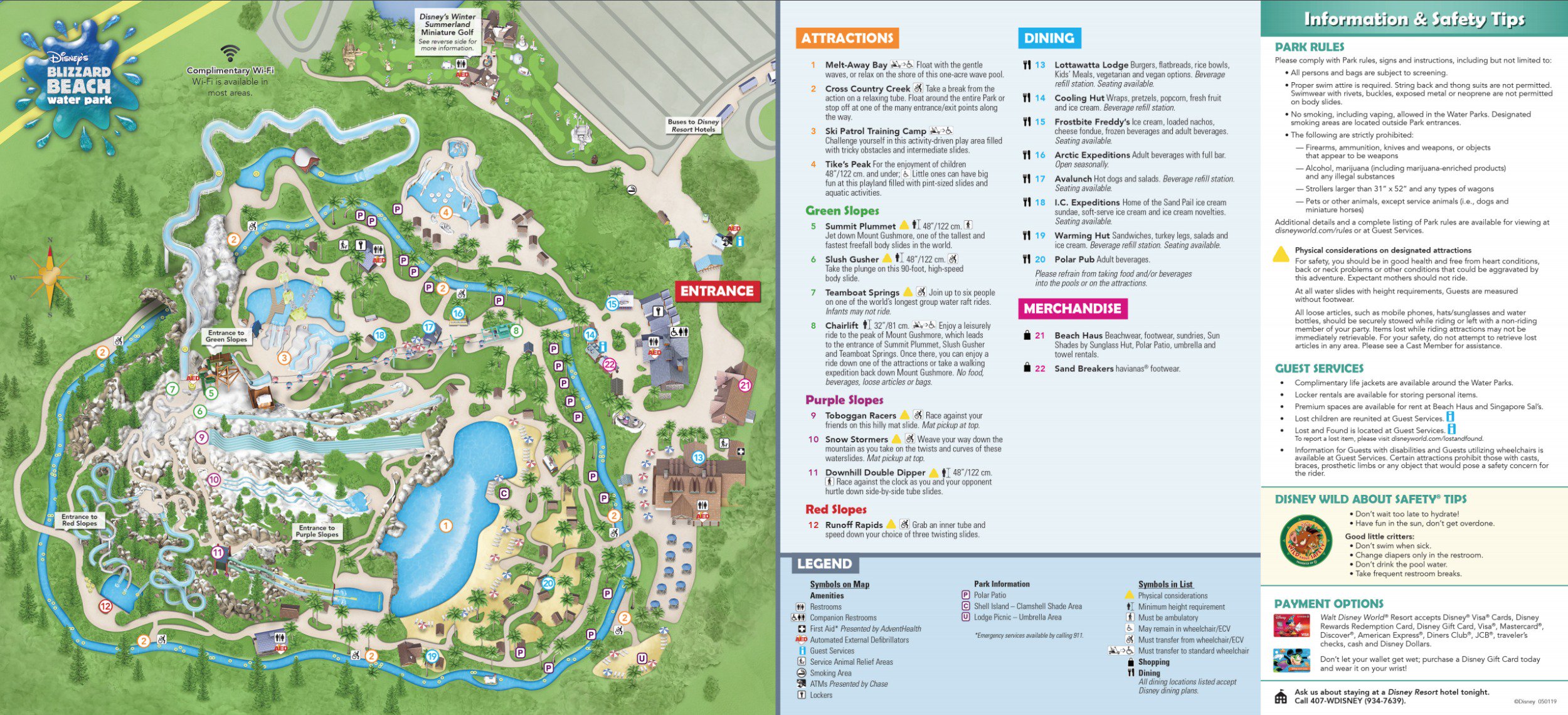 MAPAS Disney World Orlando TODOS - Mapa.blizzard.beach 